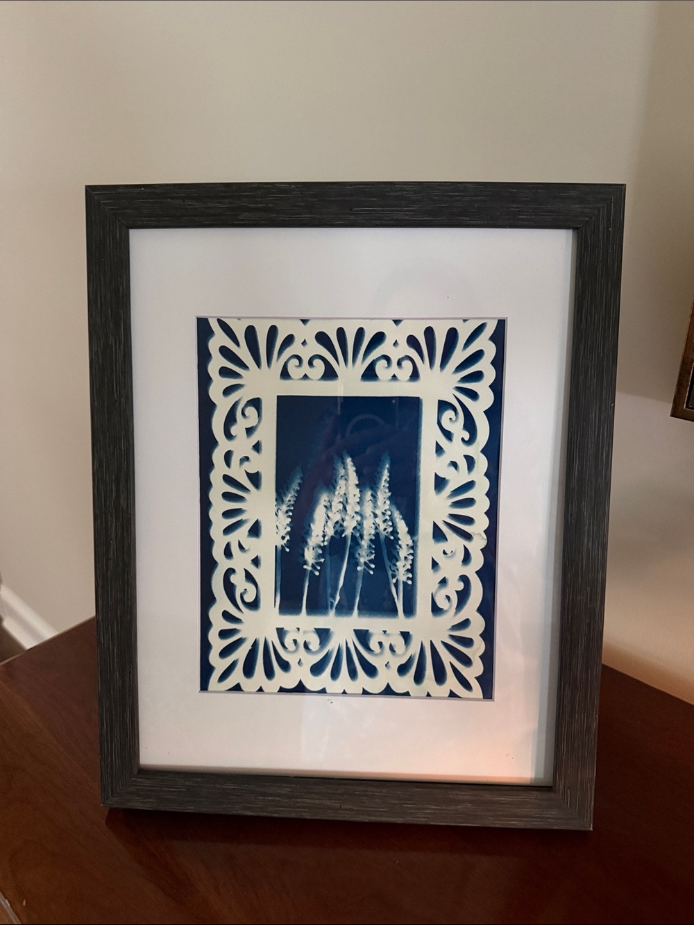 Original Lavender Cyanotype Botanical Art